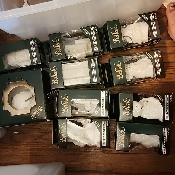 Belleek Holiday Beleek Porcelain Bell Ornaments Selling In Box As Set Poshmark